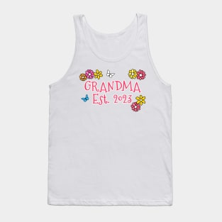 Grandma Est 2023 Mother's Day Mothering Sunday Tank Top